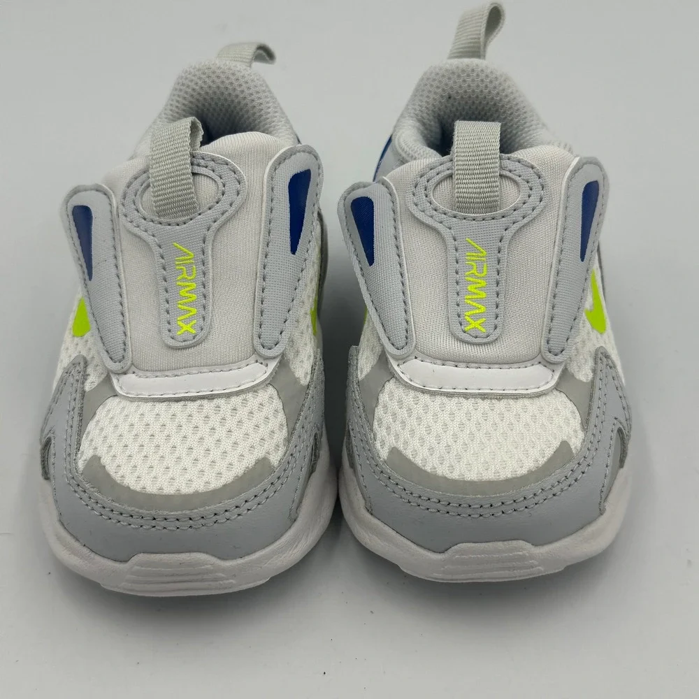 Nike Air Max Bolt TDE Toddler Shoes Pure Platinum Volt Grey CW1629-004 Size‎ 4C